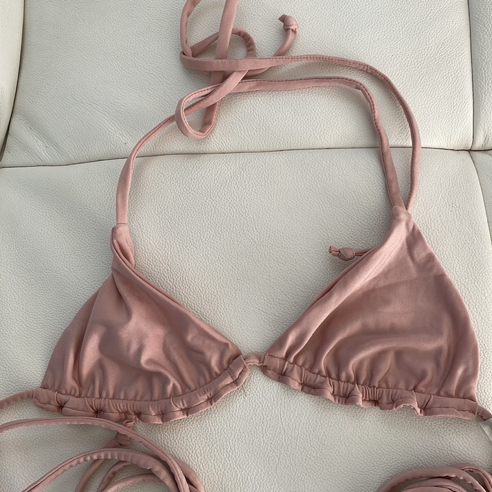NEW Swell Obsessed Swimwear bikini in rose gold (XS/S) - Picture 3 of 10